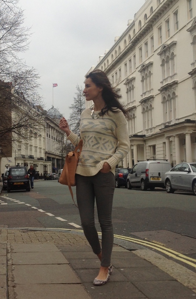 Look of the day…London white and grey