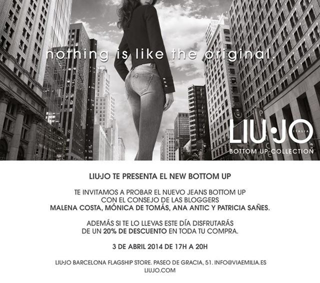 Nos vemos el 3 de abril en Barcelona con Liu Jo?